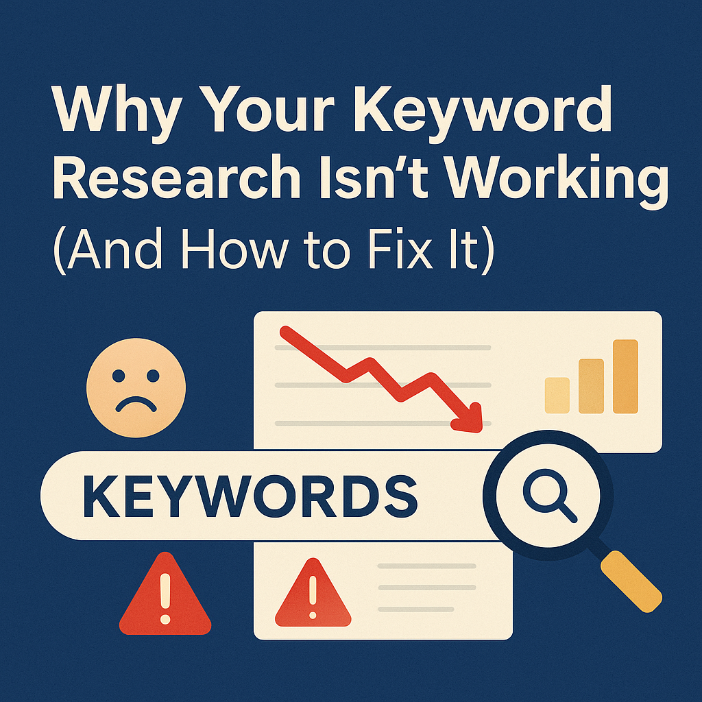 Why Your Keyword Research Isn’t Working (And How to Fix It)