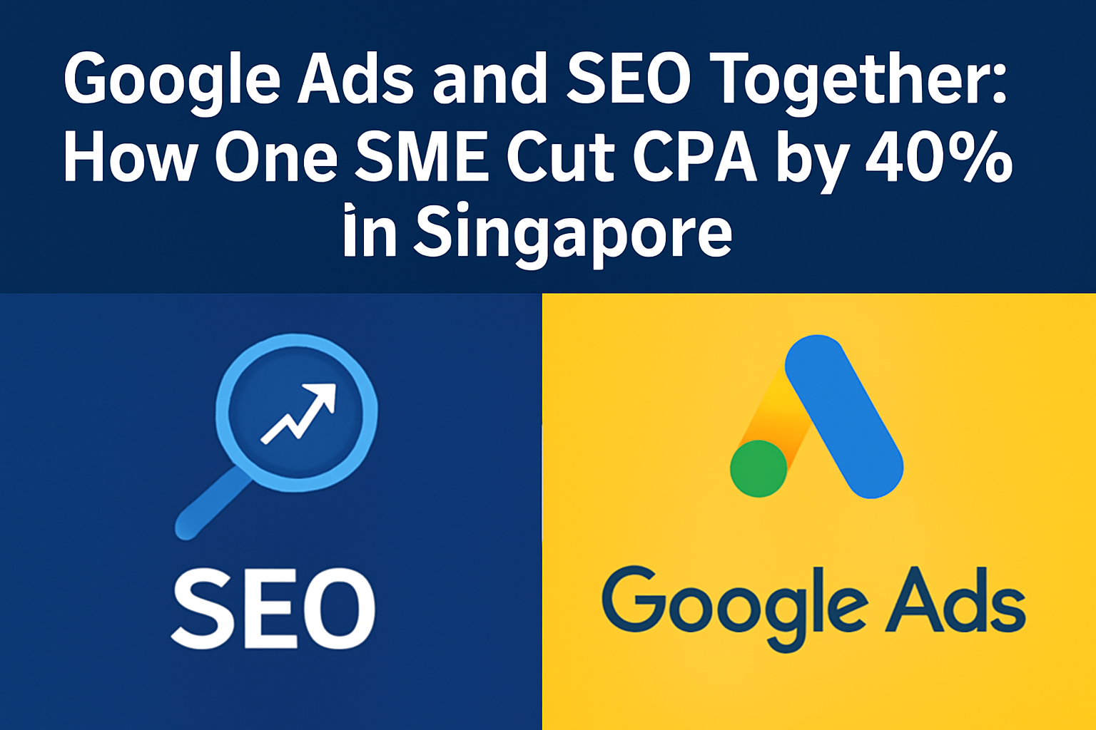 Google Ads and SEO Together: How One SME Cut CPA by 40% in Singapore